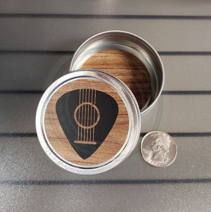 Six String Guitar Picks Container