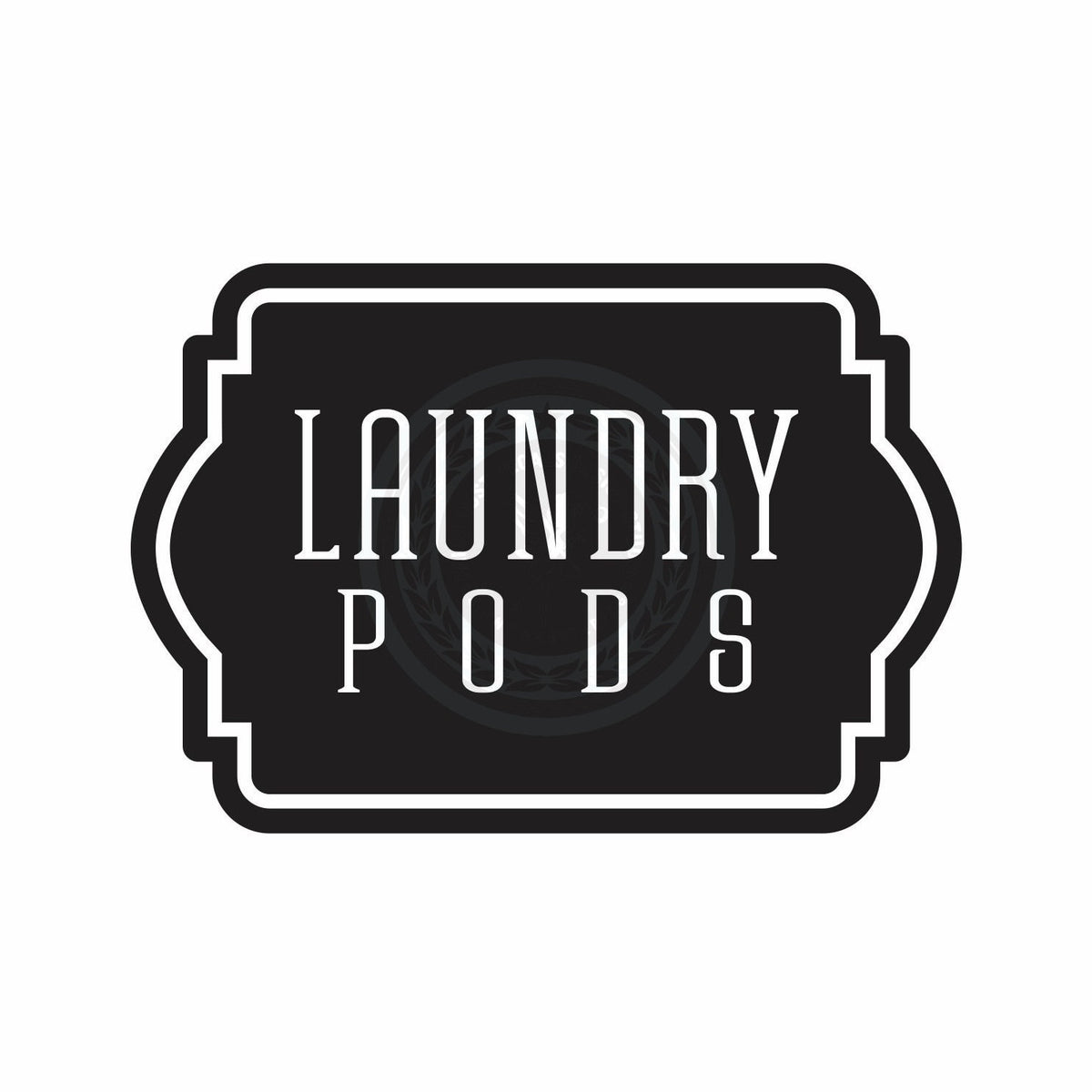 Laundry Pods Decal, organized laundry room, cleaning products labels, container decal for laundry powder soap pods, DECAL ONLY