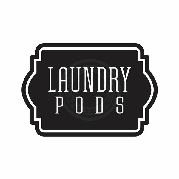 Laundry Pods Decal, organized laundry room, cleaning products labels, container decal for laundry powder soap pods, DECAL ONLY
