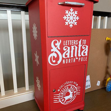 Letters to Santa Decal, Santa Mail, Christmas decoration, North Pole mailbox decal