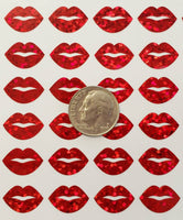 
              Sparkly Red Lips Stickers
            