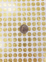 
              Gold Dot Stickers, set of 150 or 400 gold metallic dot decals, vinyl planner stickers, waterproof gloss gold circles, wedding meal choice
            