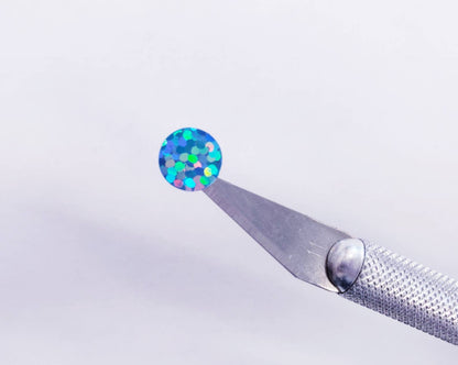 Light Blue Dots Sticker Sheet