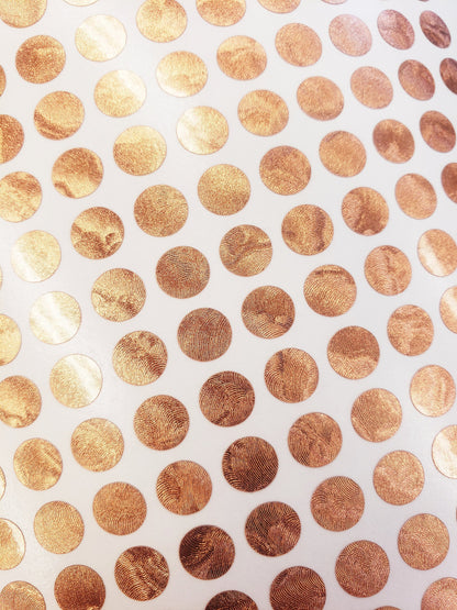 Copper Dot Stickers