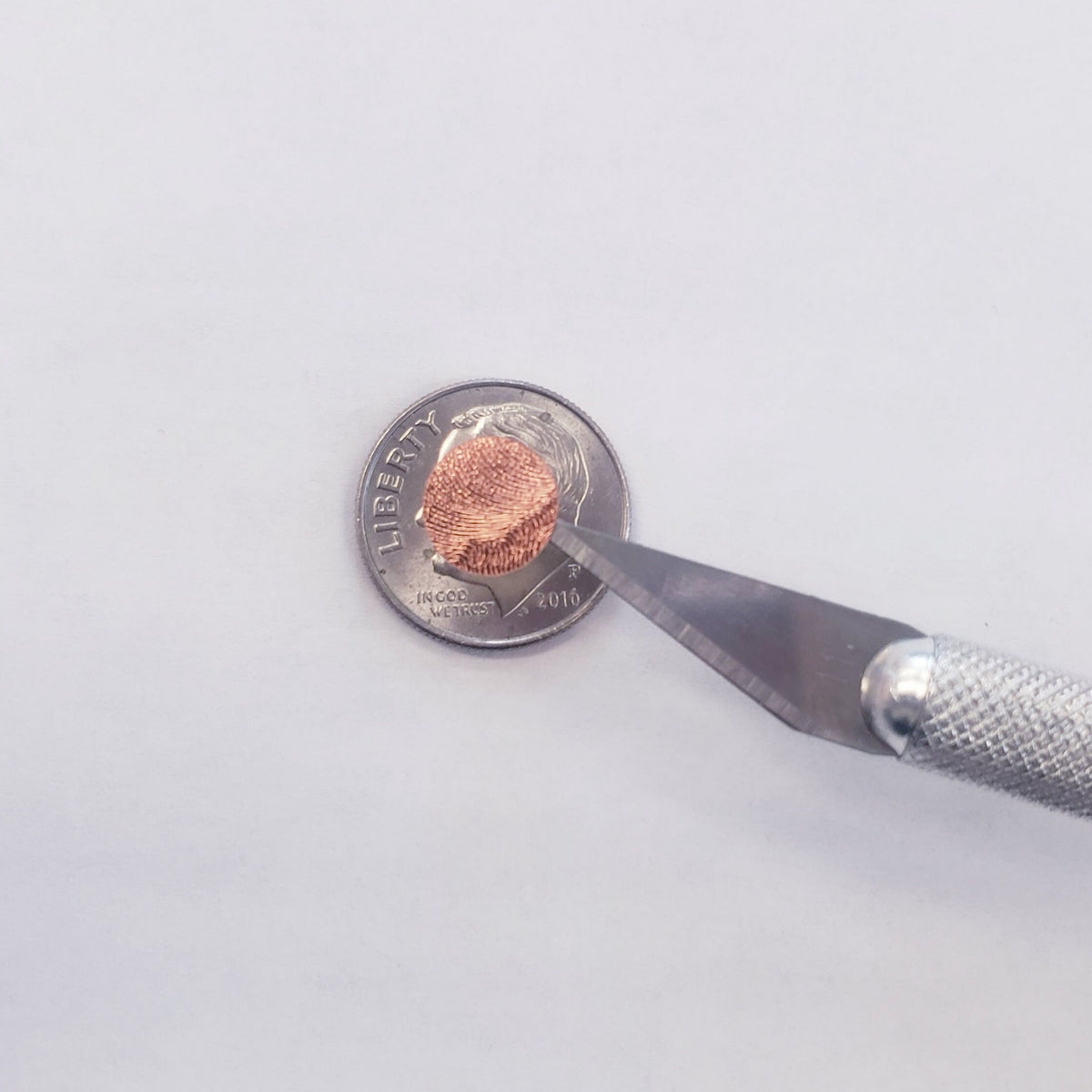 Copper Dot Stickers