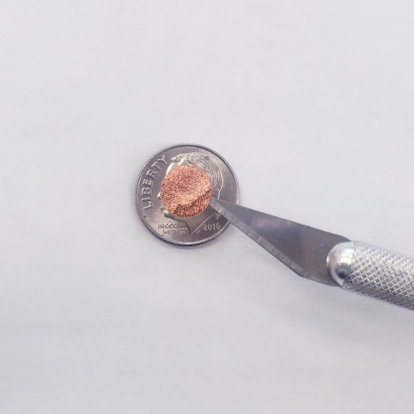 Copper Dot Stickers