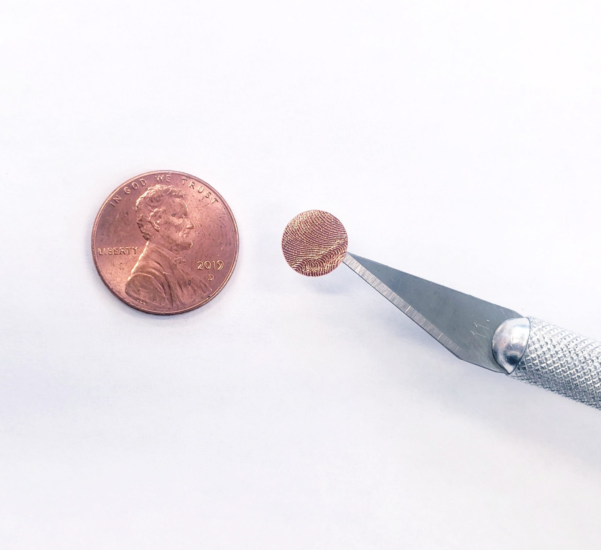 Copper Dot Stickers
