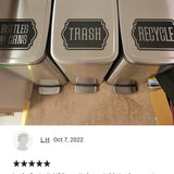 Recycle Bottles and Cans Decal, computer cut vinyl decal, trash barrel and recycling tote sticker, reduce reuse recycle, decal only
