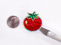 
              Tomato Stickers, set of 12 or 24 red and green summer vegetable stickers for garden stakes, notecards, wood signs and garden craft projects.
            