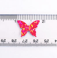
              Pink Butterfly Stickers, set of 25, 50, 100 or 200 holo deco butterflies for toploader sleeves, envelopes, laptops, crafts and journals.
            