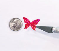 
              Pink Butterfly Stickers, set of 25, 50, 100 or 200 holo deco butterflies for toploader sleeves, envelopes, laptops, crafts and journals.
            
