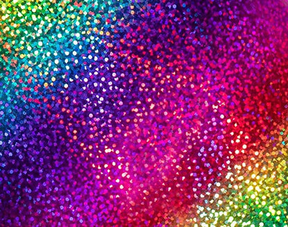 Extra Small Rainbow Dot Stickers, set of 600 micro sized multi color vinyl glitter dots for bullet journals, toploader sleeves and planners.
