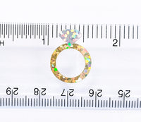 
              Diamond Engagement Ring Stickers, set of 25 sparkly silver and gold ring decals
            