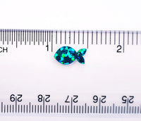 
              Fish Stickies, set of 198 sparkly turquoise mini fish stickers.
            
