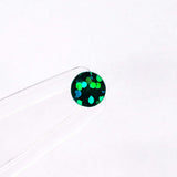 Small Green Dot Sticker Sheet, set of 368 sparkly dots, vinyl stickers for journals, ornaments and crafts. One quarter inch dark green dots.
