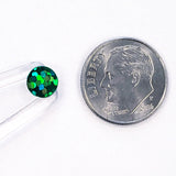 Small Green Dot Sticker Sheet, set of 368 sparkly dots, vinyl stickers for journals, ornaments and crafts. One quarter inch dark green dots.
