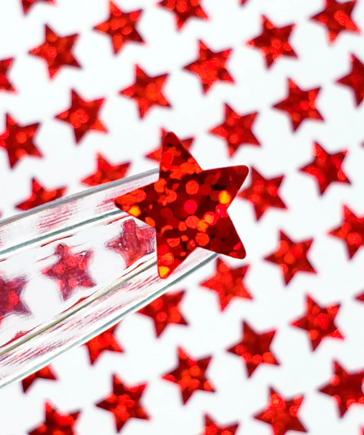 Stat Red Sticker Red Star Stickers – Fairy Dust Decals