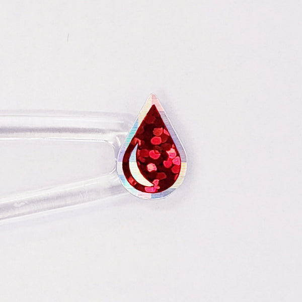 Red Blood Drop Stickers