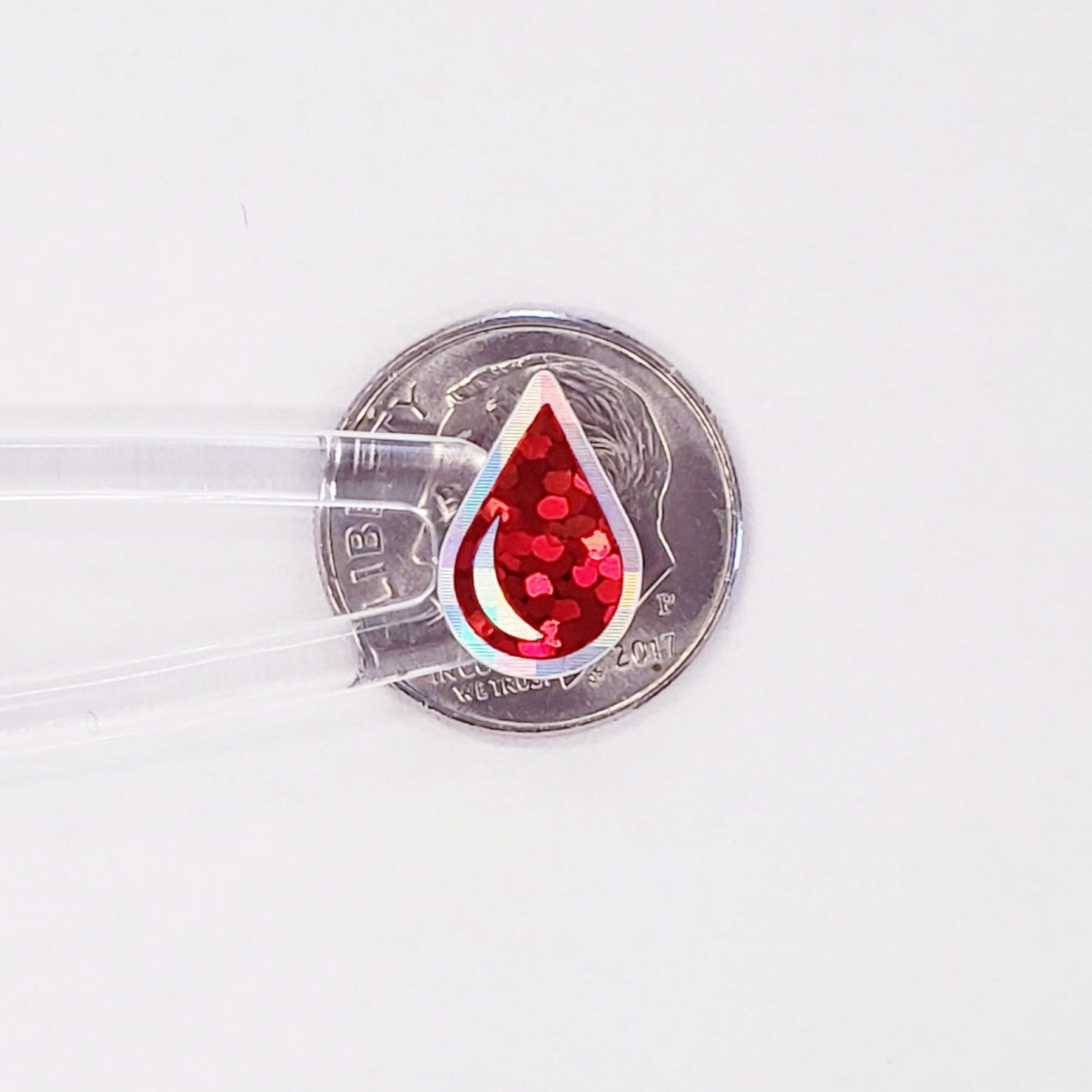 Red Blood Drop Stickers – Fairy Dust Decals