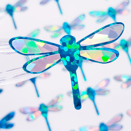 Turquoise Dragonfly Stickers
