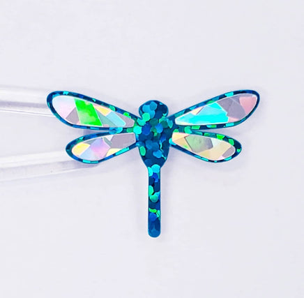 Turquoise Dragonfly Stickers