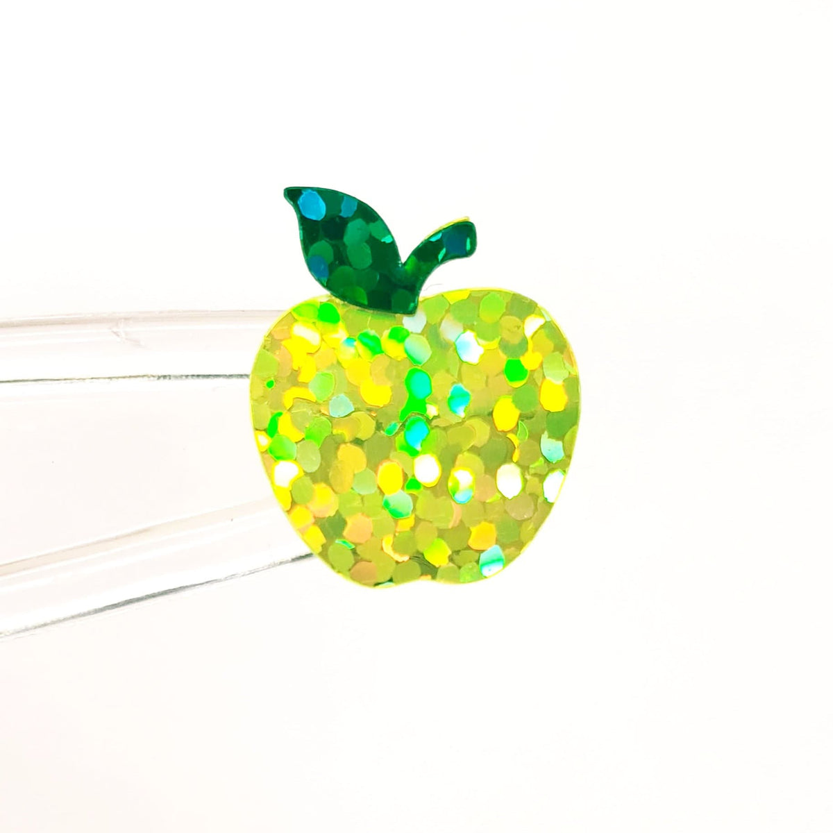 Yellow Apples Sticker Sheet. Set of 40.