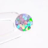Silver Glitter Dots Sticker Sheet