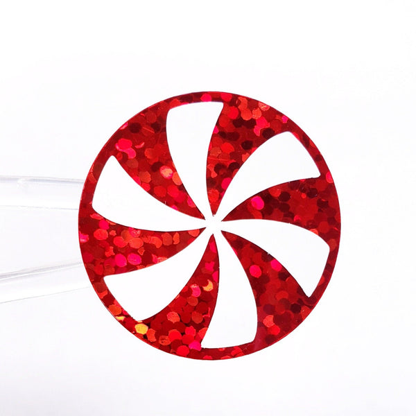 Peppermint Candy Stickers Sheet