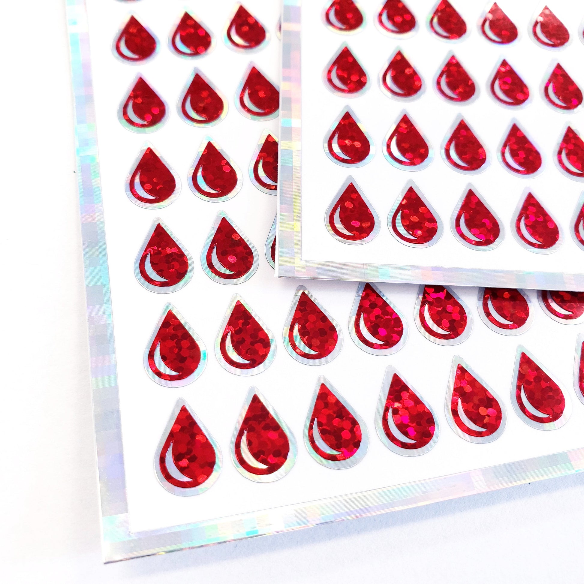 Red Blood Drop Stickers