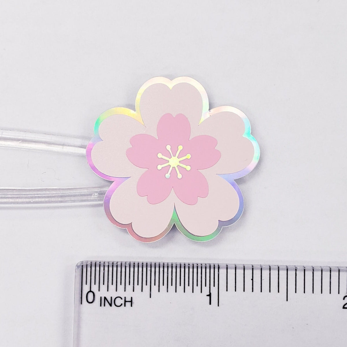 Silver Flower Sticker Set of 20 Pink and Silver Cherry Blossom Flower Stickers. – Fairy Dust ...