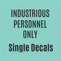 SINGLE DECALS: Soaps, Sanitizers, Lotion, Sugars & Syrup